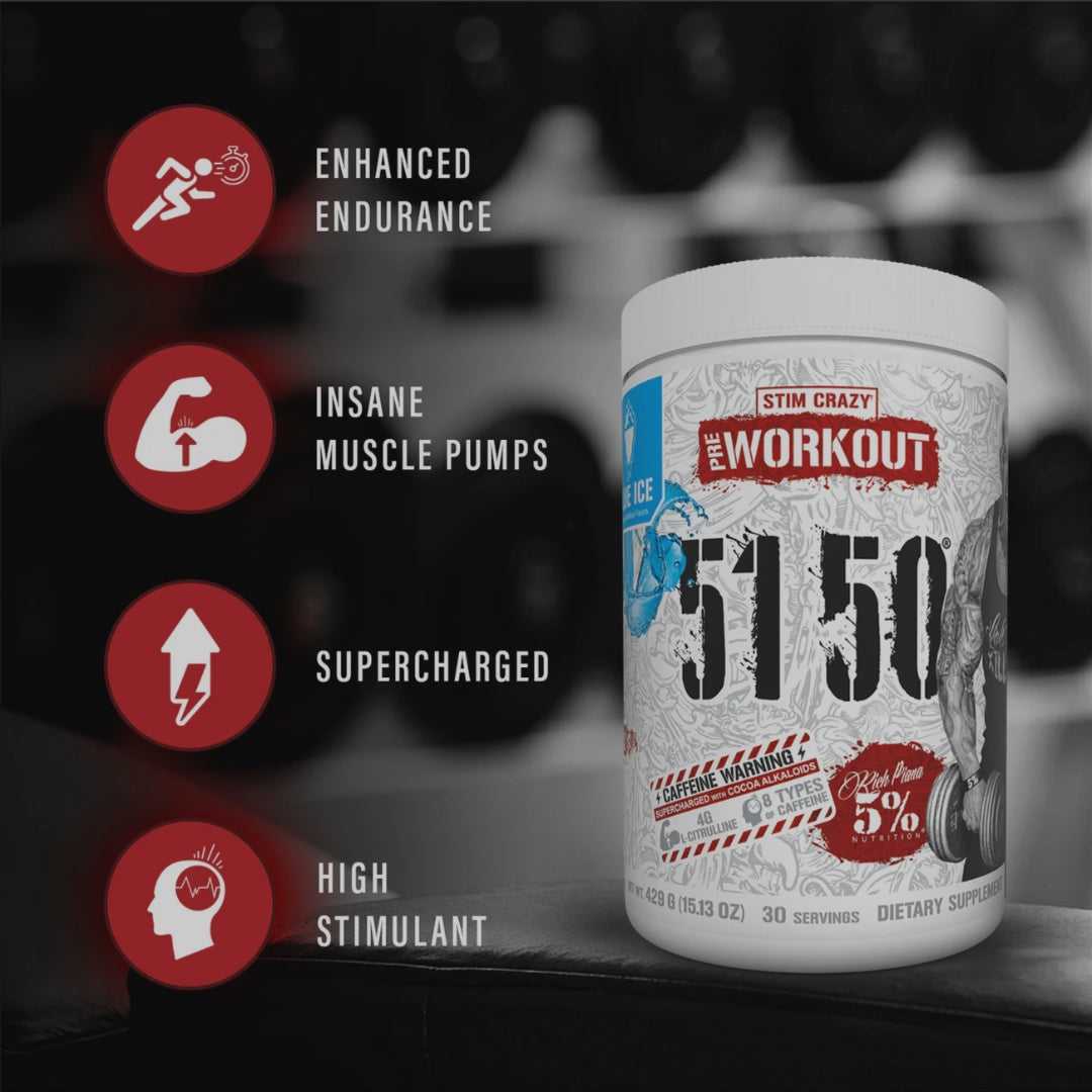 5150 PRE-WORKOUT DE RICH PIANA 5% NUTRITION