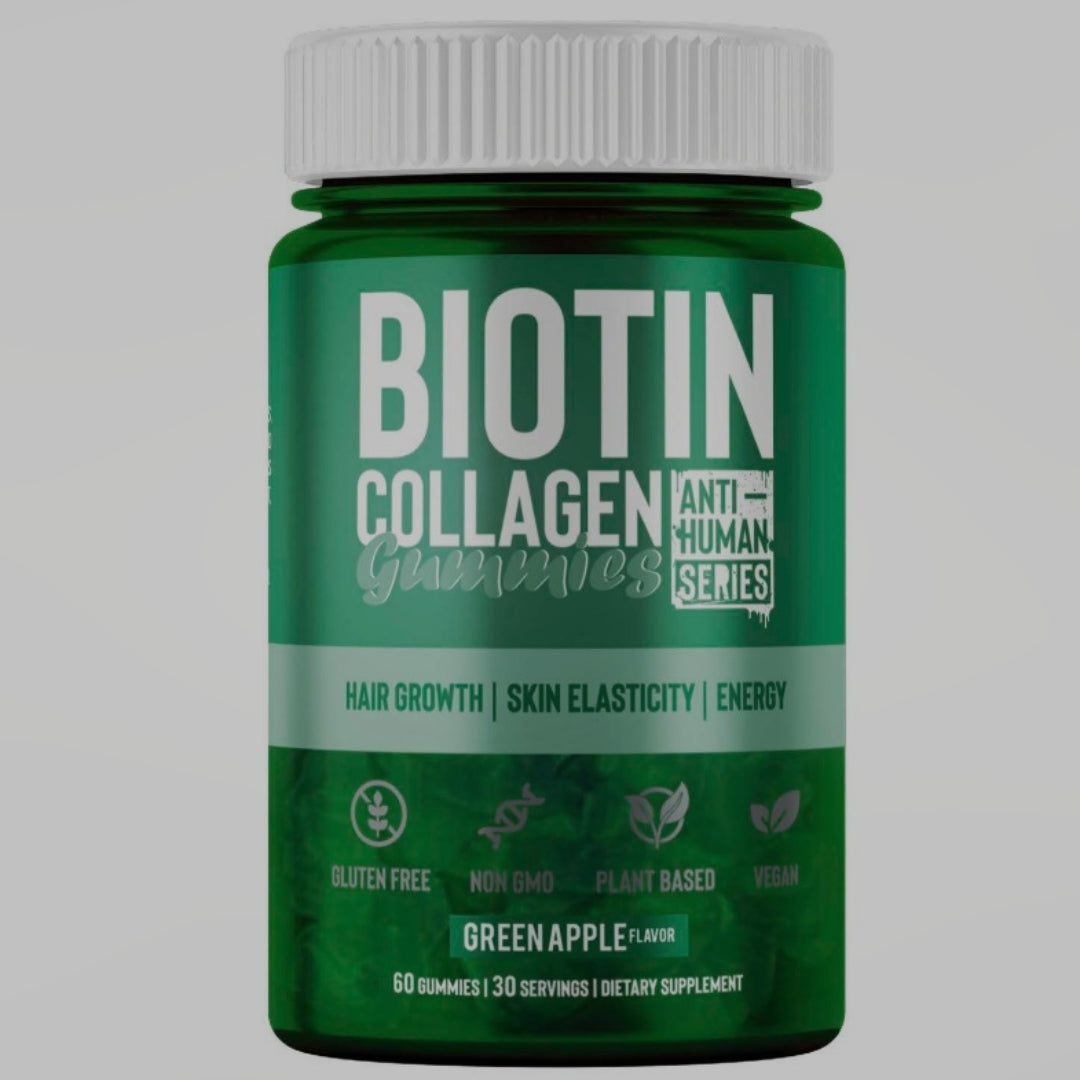 BIOTIN COLLAGEN GUMMIES DE ANTI-HUMAN SERIES