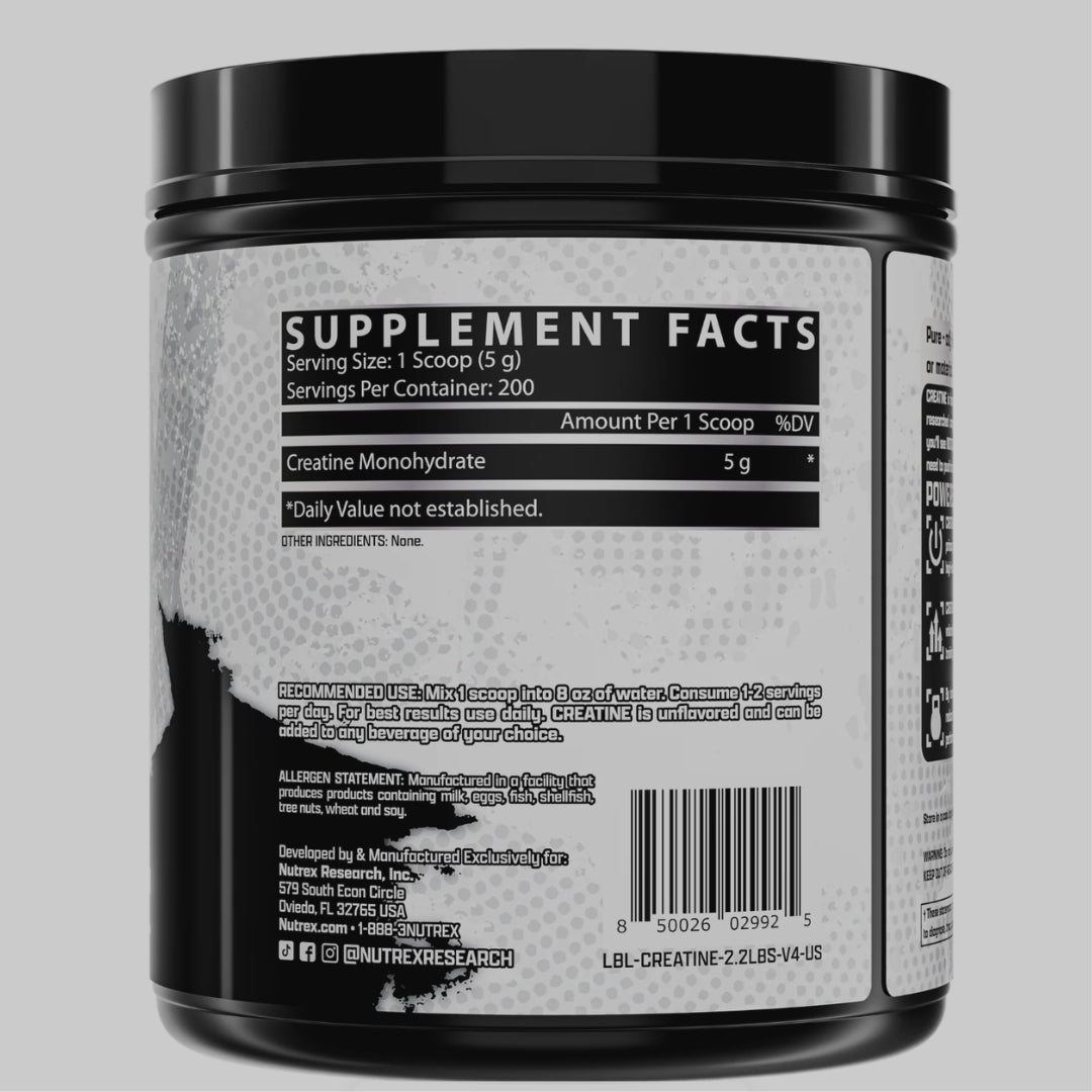 CREATINE MONOHYDRATE DE NUTREX