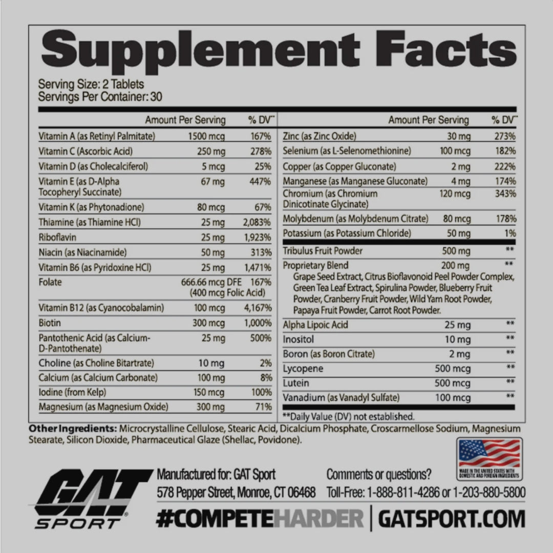 MENS MULTI+TEST DE GAT SPORT
