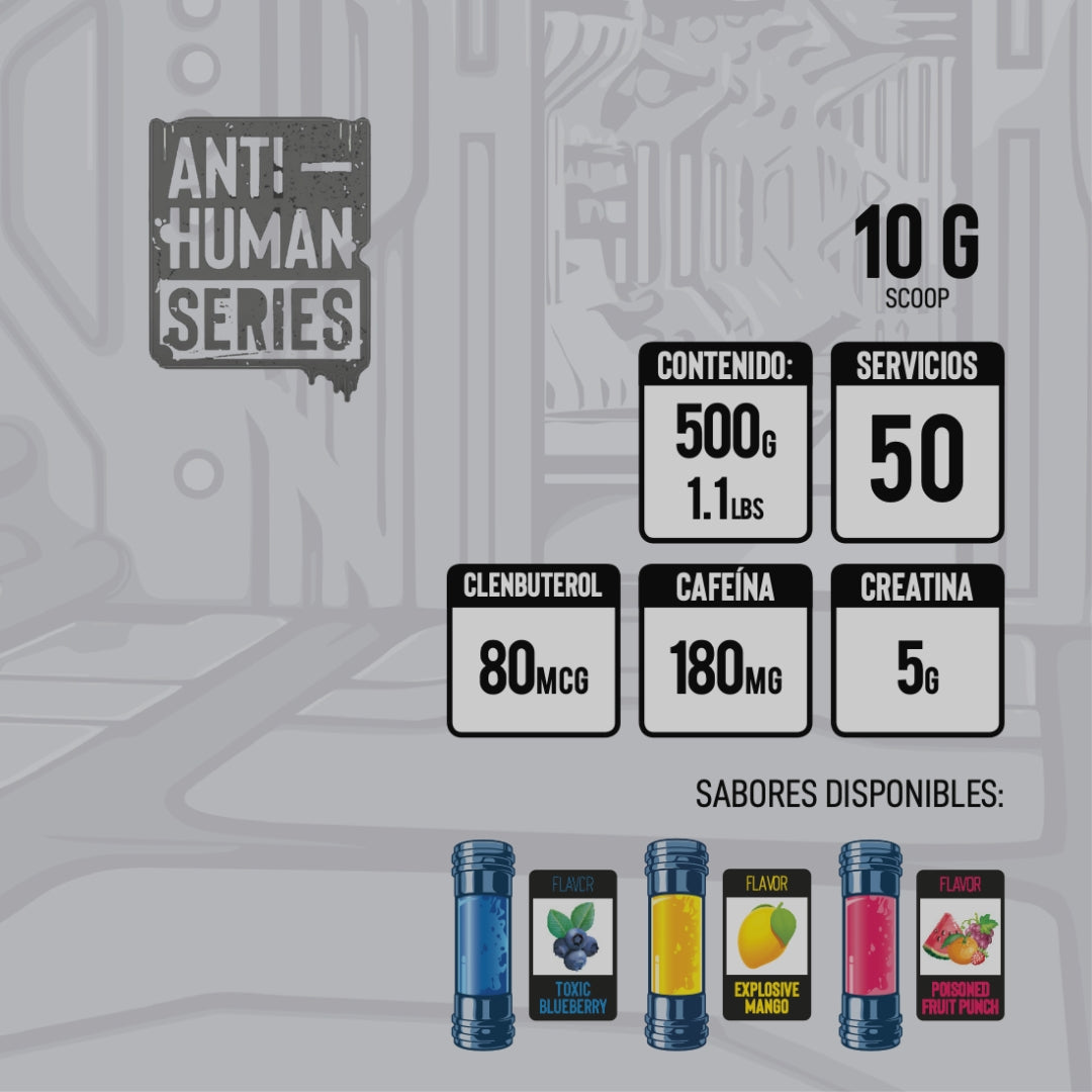 SPECIMEN No.01 PRE-WORKOUT DE ANTI-HUMAN SERIES