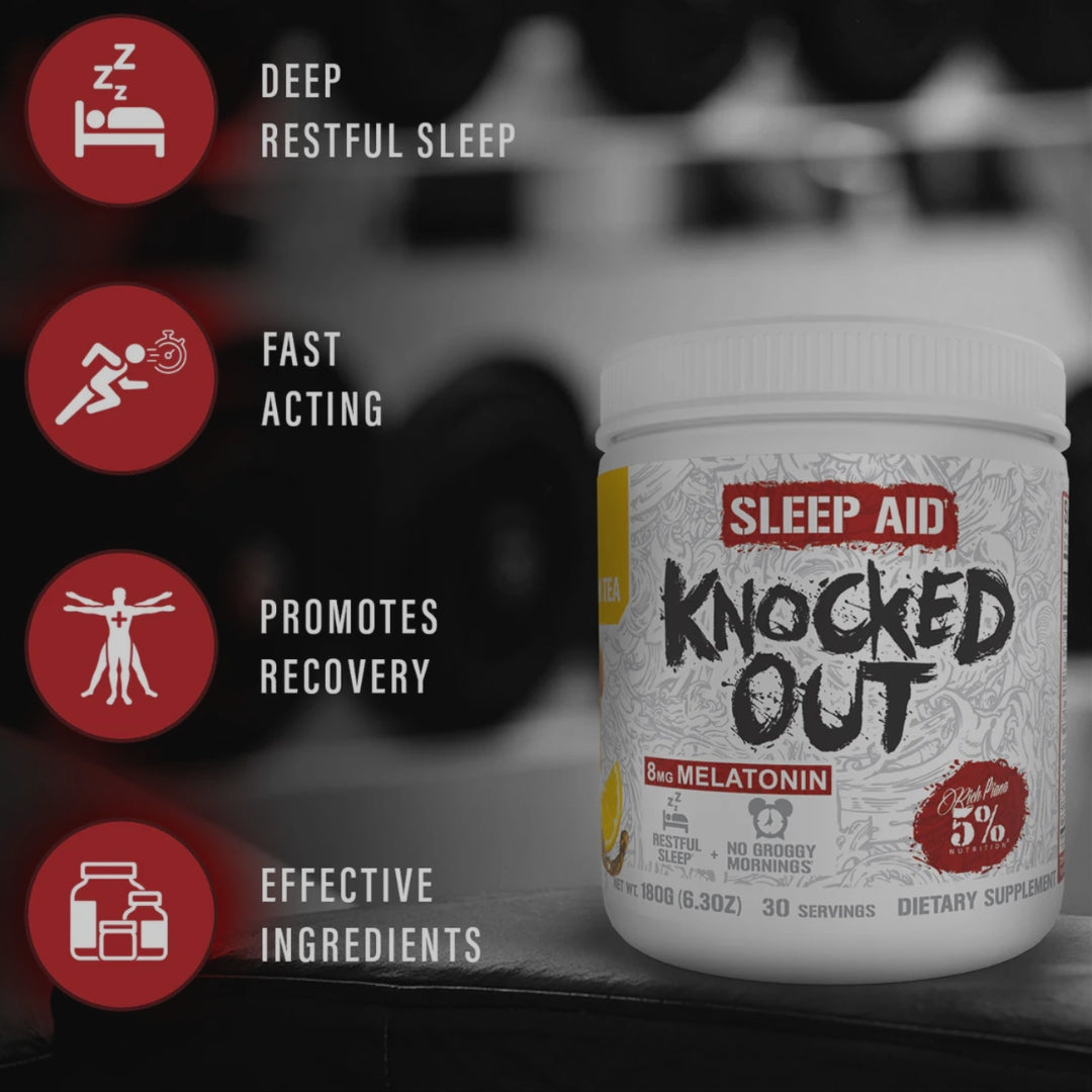 SLEEP AID KNOCKED OUT DE RICH PIANA 5% NUTRITION