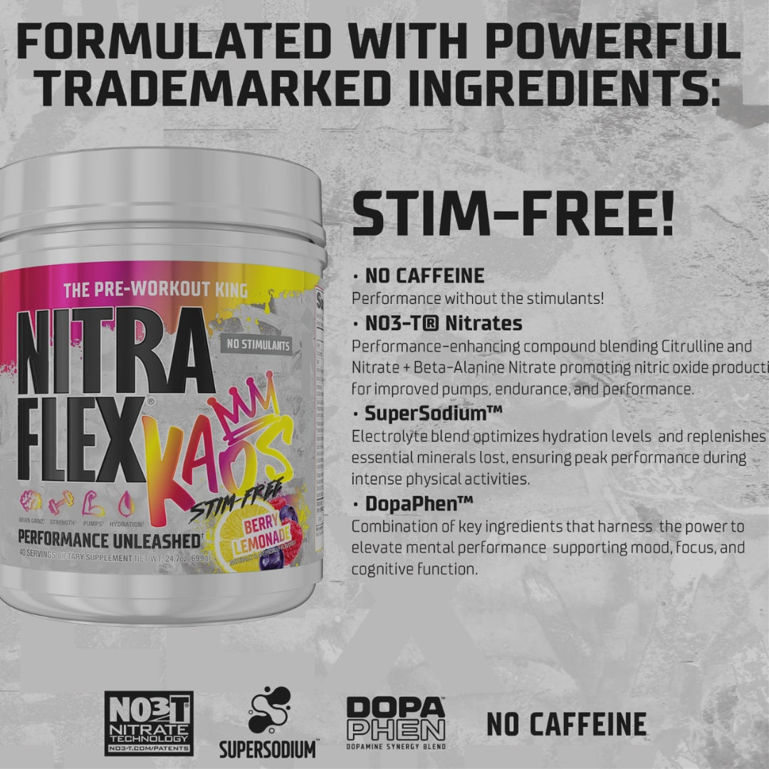 NITRAFLEX KAOS STIM FREE DE GAT SPORT