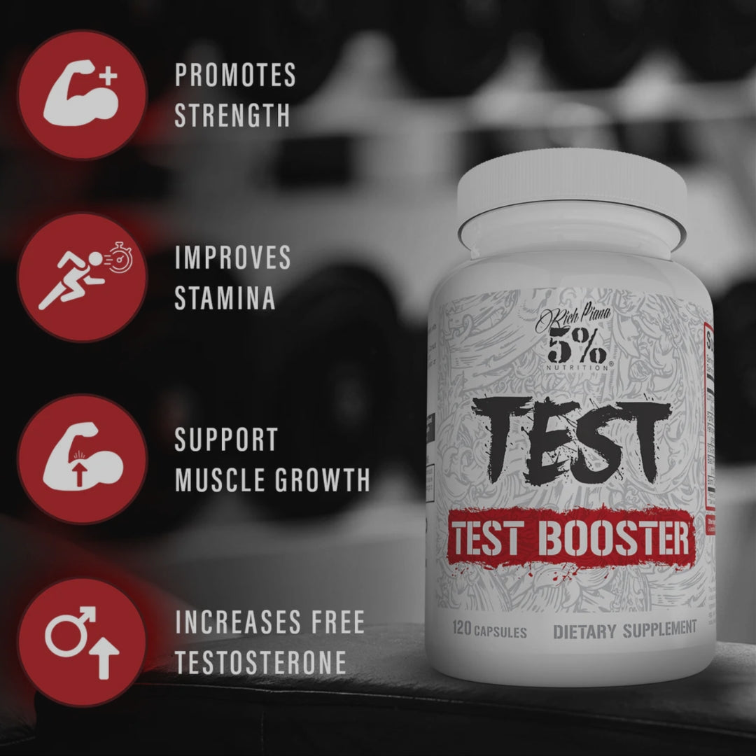 TEST BOOSTER DE RICH PIANA 5% NUTRITION