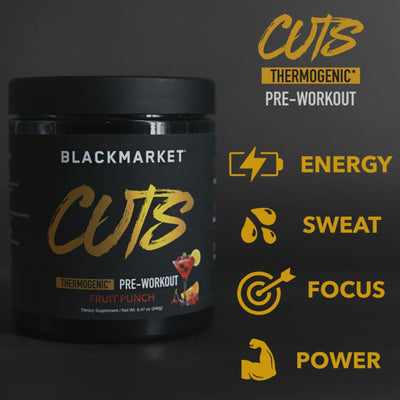 CUTS THERMOGENIC PRE-WORKOUT DE BLACKMARKET