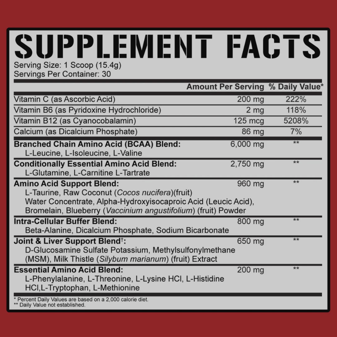 ALL DAY YOU MAY 10:1:1 BCAA DE RICH PIANA 5% NUTRITION