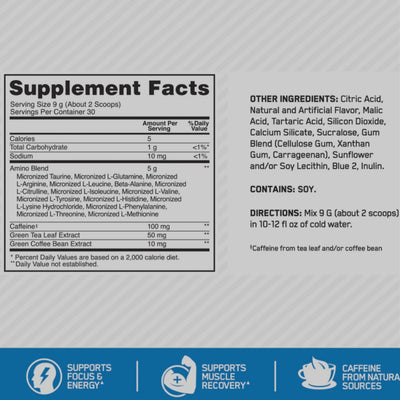AMINO ENERGY DE OPTIMUM NUTRITION