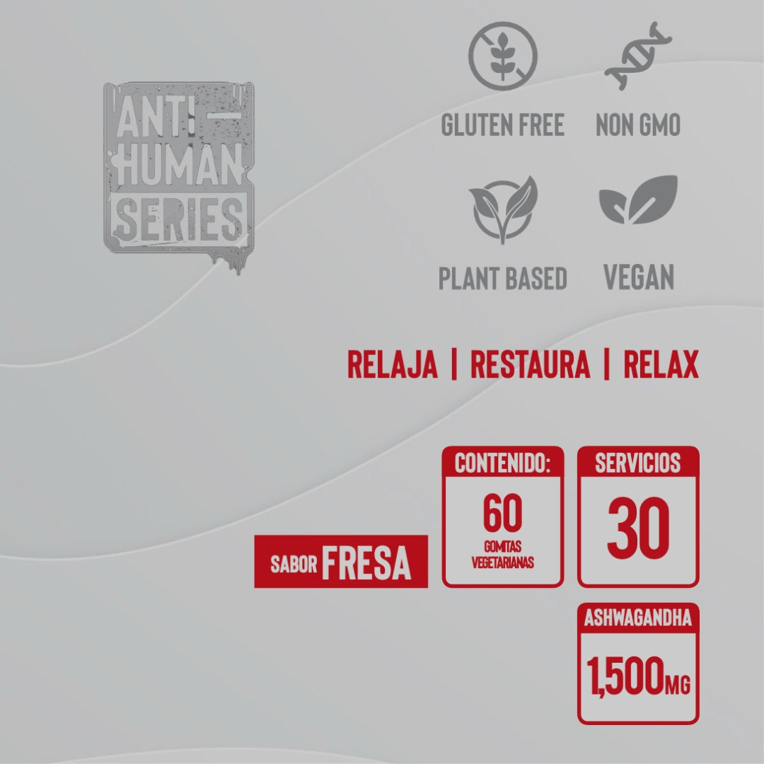 ASHWAGANDHA GUMMIES DE ANTI-HUMAN SERIES