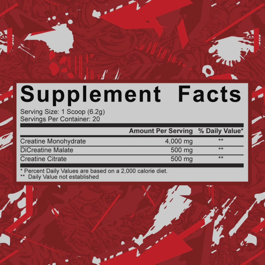 CODE RED CREATINE DE RICH PIANA 5% NUTRITION