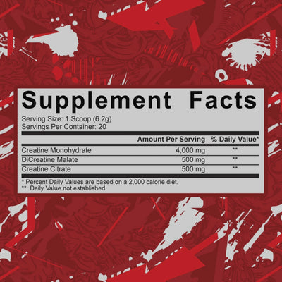 CODE RED CREATINE DE RICH PIANA 5% NUTRITION