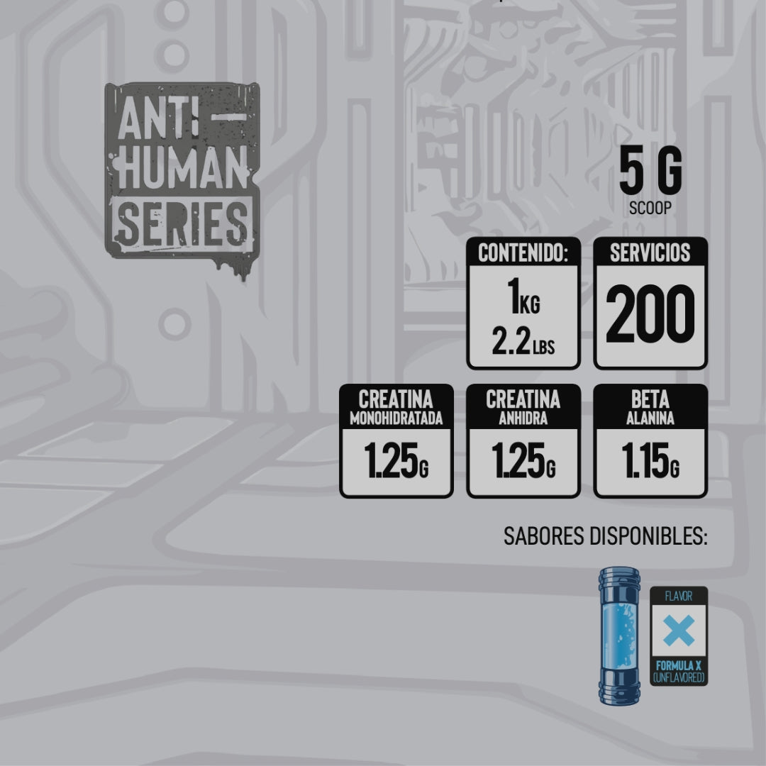 SPECIMEN No.3 CREATINE MONO-HYDRATE DE ANTI-HUMAN SERIES