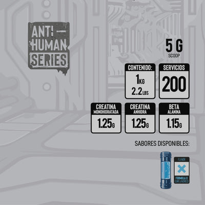 SPECIMEN No.3 CREATINE MONO-HYDRATE DE ANTI-HUMAN SERIES