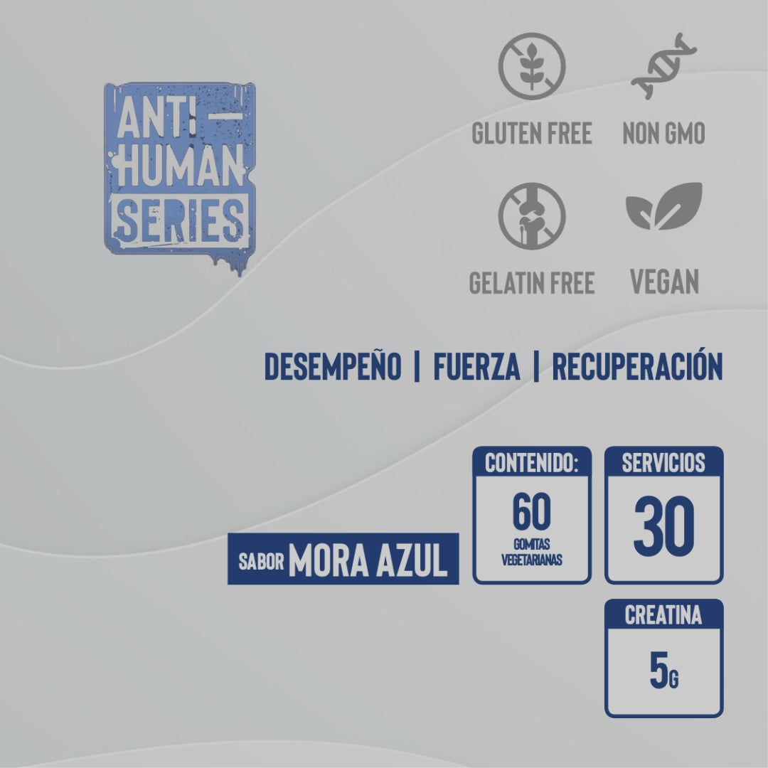 CREATINE MONOHYDRATE GUMMIES DE ANTI-HUMAN SERIES