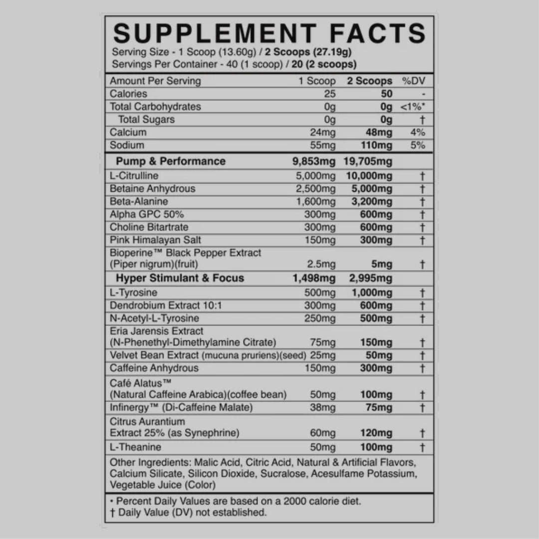 DEFY HYPER STIMULANT PRE-WORKOUT DE BLACKMARKET