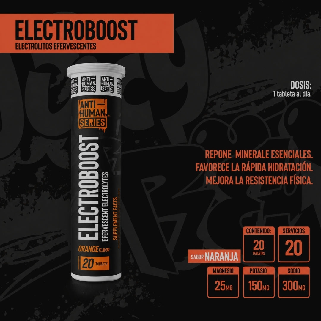 ELECTROBOOST EFERVESCENT ELECTROLYTES DE ANTI-HUMAN SERIES