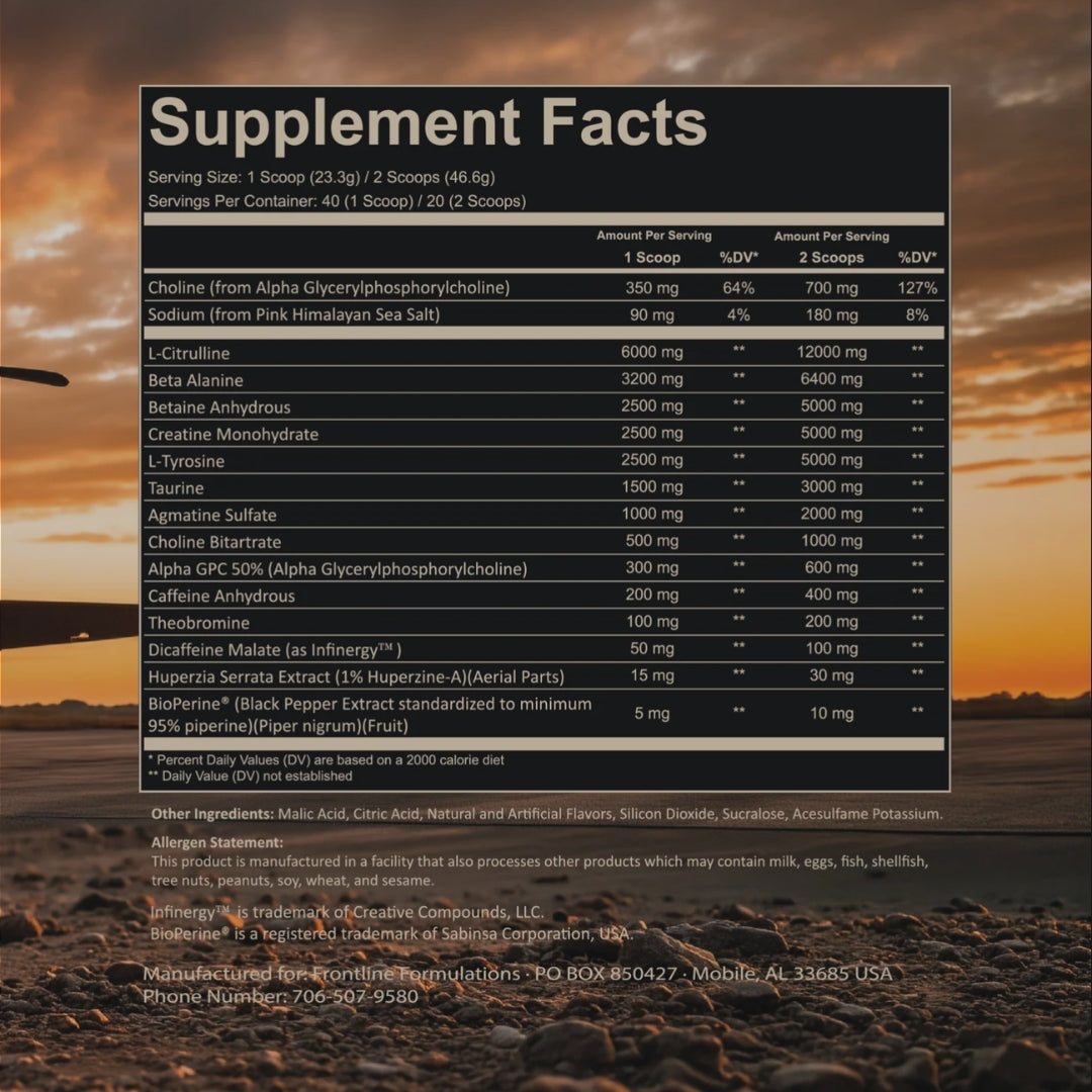 FREEDOM FALLOUT DE FRONTLINE FORMULATIONS