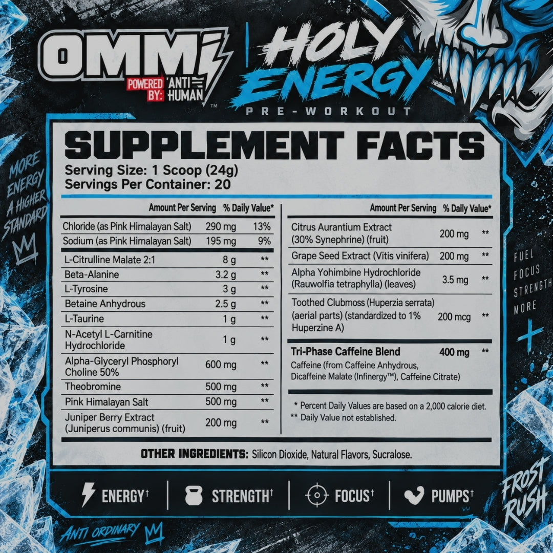 OMMI HOLY ENERGY COLLAB ANTI-HUMAN SERIES