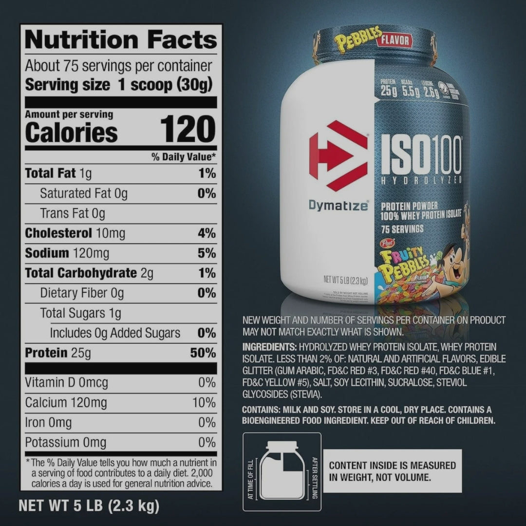 ISO 100 DE DYMATIZE