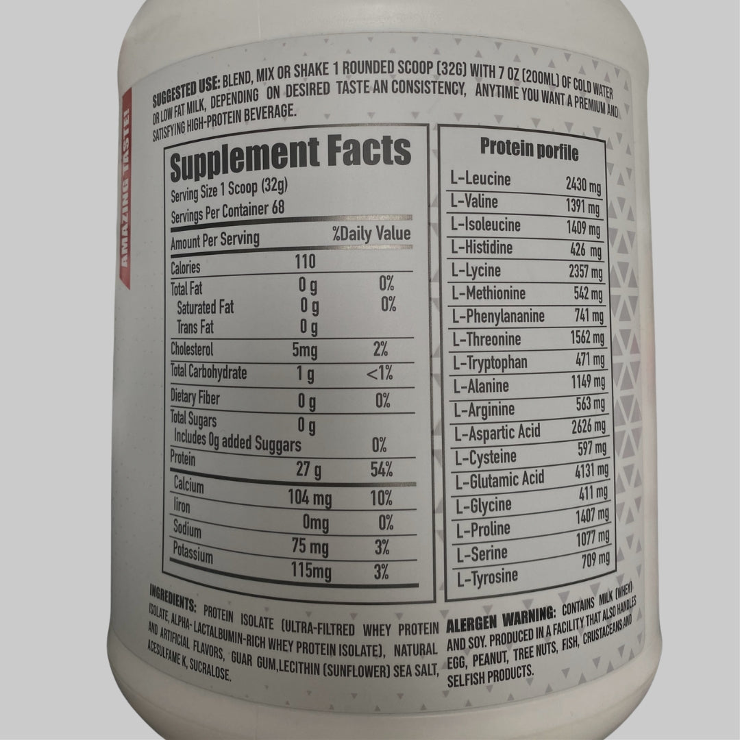 ISOLATE WHEY DE MISTIC LABS