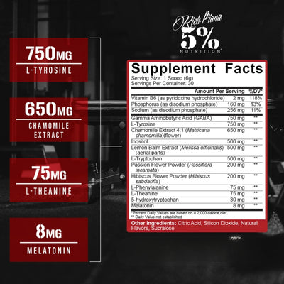 SLEEP AID KNOCKED OUT DE RICH PIANA 5% NUTRITION