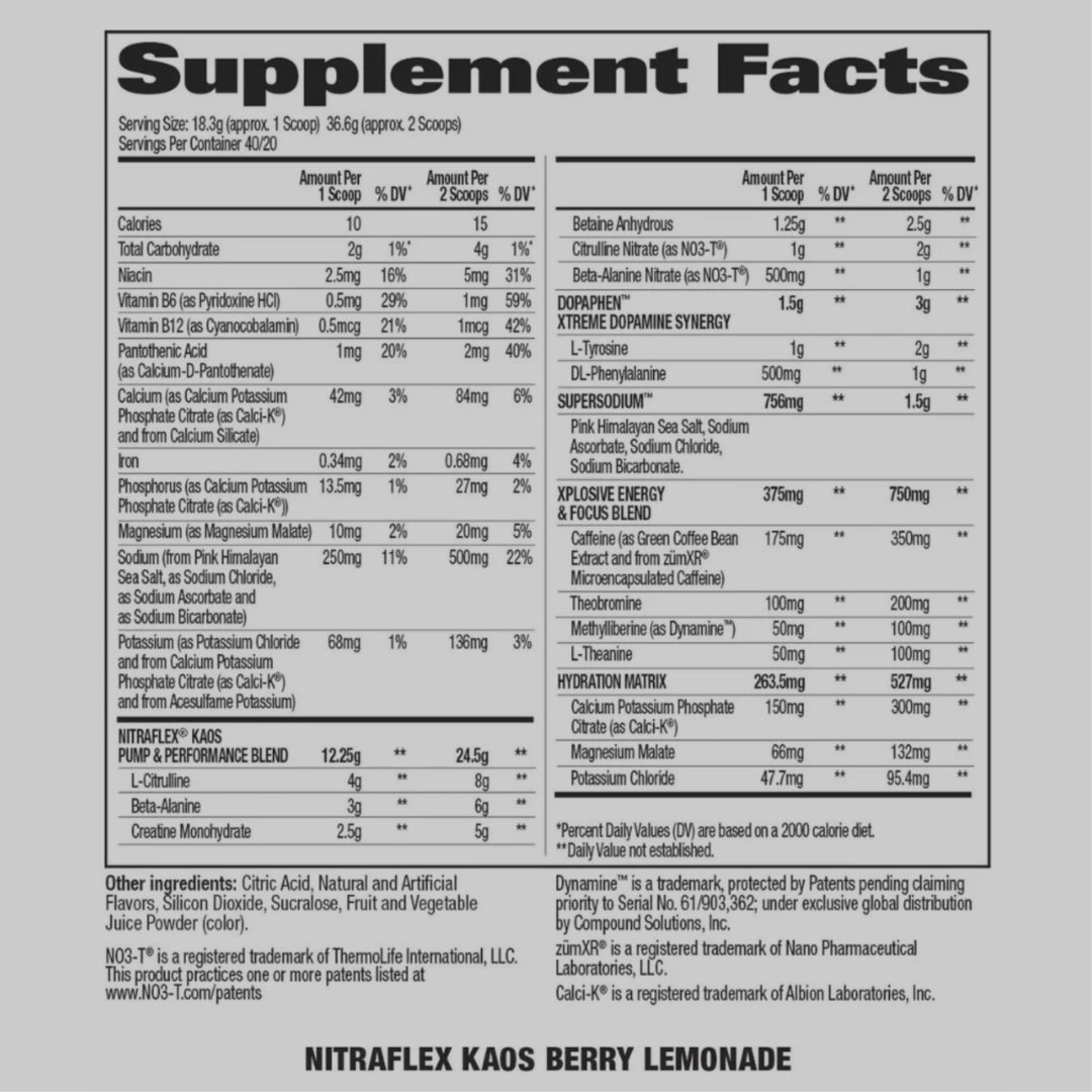 NITRAFLEX KAOS DE GAT SPORT