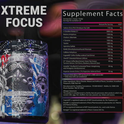 OPERATION DELIRIUM DE FRONTLINE FORMULATIONS
