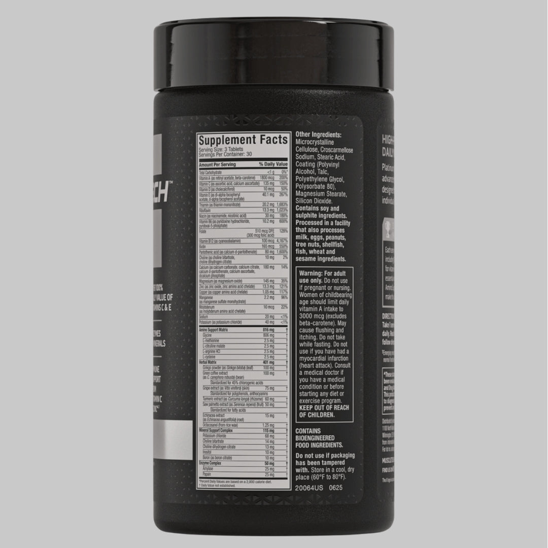 PLATINUM MULTIVITAMIN DE MUSCLETECH