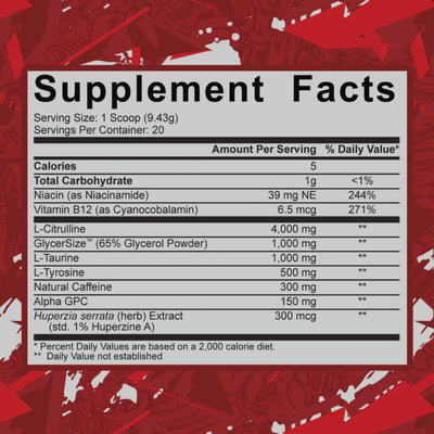 CODE RED PRE DE RICH PIANA 5% NUTRITION