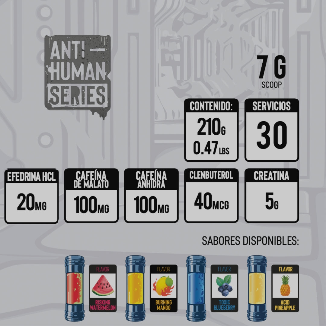 SPECIMEN No.09 PRE-WORKOUT DE ANTI-HUMAN SERIES