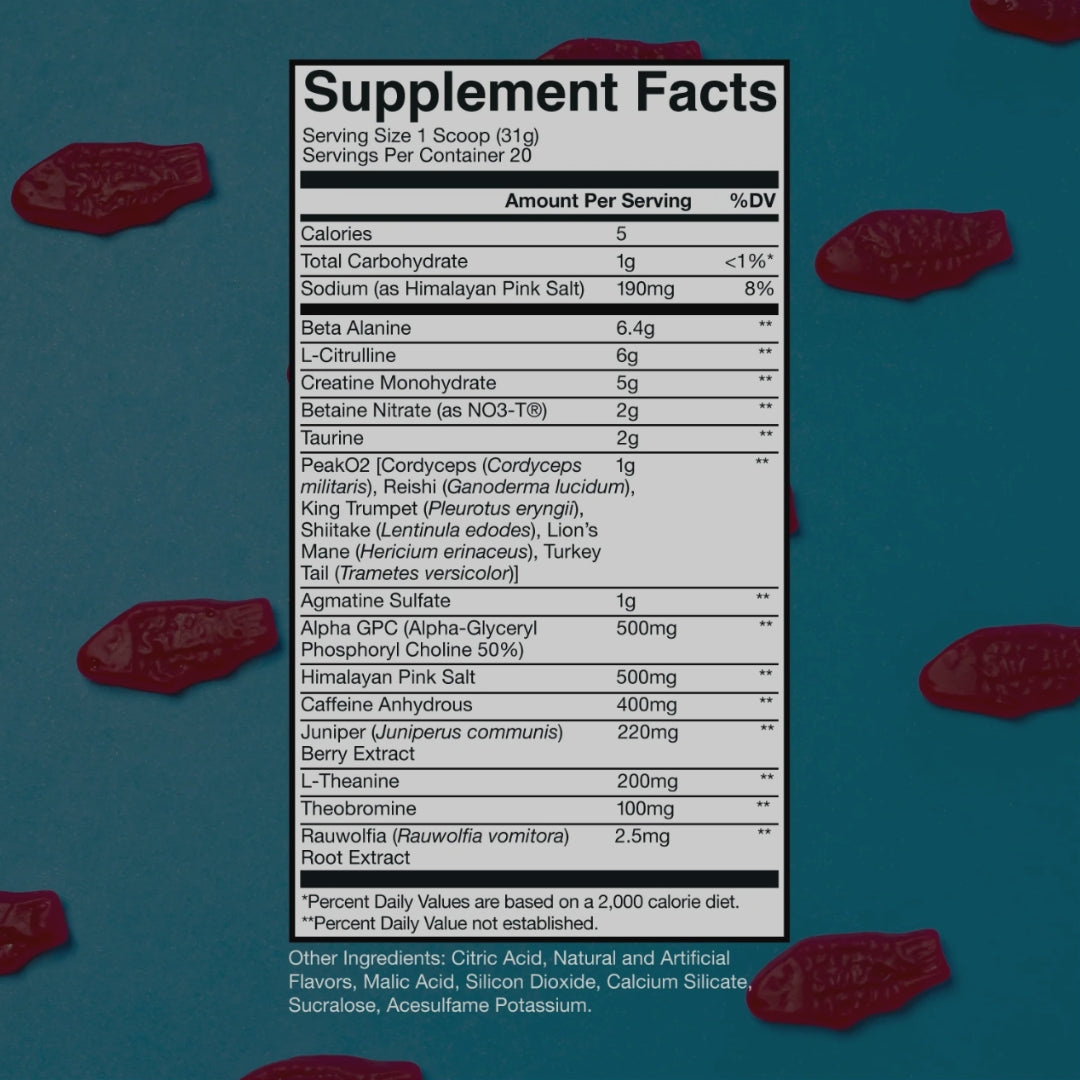 THUPER THAVAGE PRE-WORKOUT DE RAW NUTRITION