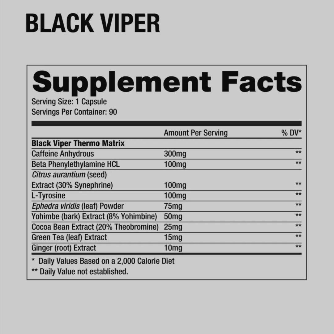 BLACK VIPER DE DRAGON PHARMA