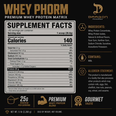 WHEY PHORM DE DRAGON PHARMA