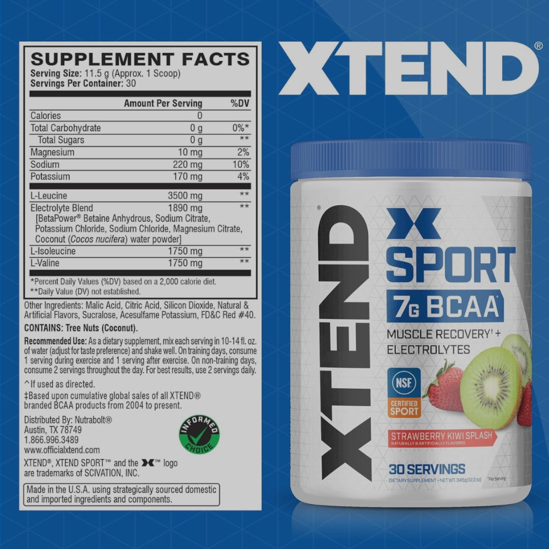 XTEND SPORT BCAA DE SCIVATION