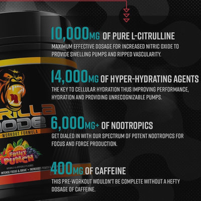 GORILLA MODE PREWORKOUT DE GORILLA MIND