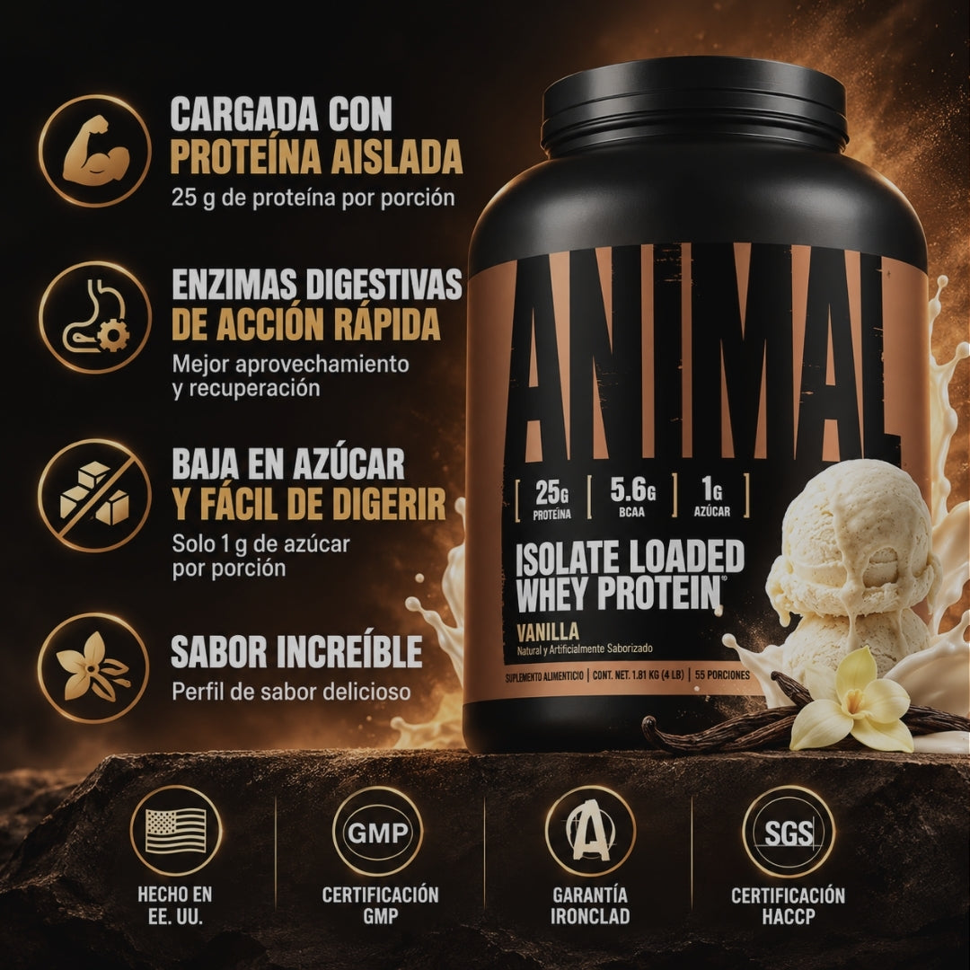 ISOLATE LOADED WHEY PROTEIN DE UNIVERSAL NUTRITION