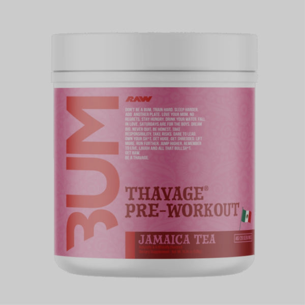 THAVAGE PRE-WORKOUT DE RAW NUTRITION